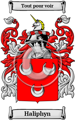 Haliphyn Family Crest/Coat of Arms