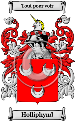 Holliphynd Family Crest/Coat of Arms