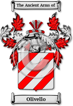 Olivello Family Crest Download (jpg) Legacy Series - 150 DPI