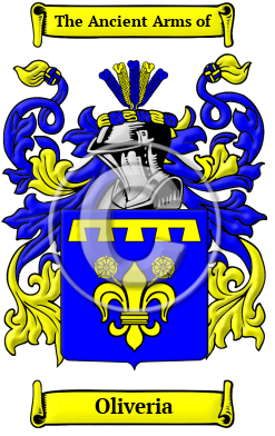 Oliveria Family Crest/Coat of Arms