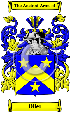 Oller Family Crest/Coat of Arms