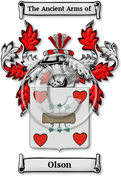 Olson Family Crest Download (jpg) Legacy Series - 150 DPI