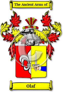 Olaf Family Crest Download (jpg) Legacy Series - 150 DPI