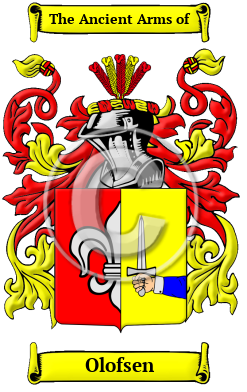 Olofsen Family Crest/Coat of Arms
