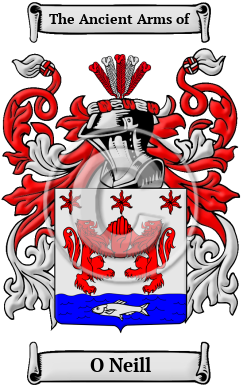 O Neill Family Crest/Coat of Arms