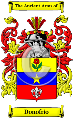 Donofrio Family Crest/Coat of Arms