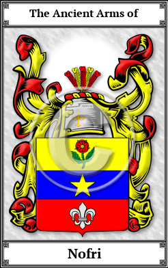 Nofri Family Crest Download (JPG)  Book Plated - 150 DPI