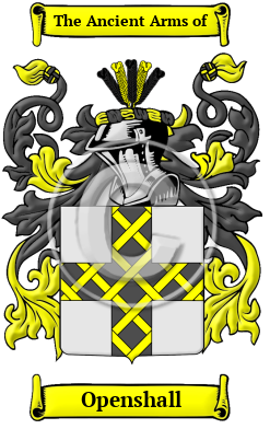 Openshall Family Crest/Coat of Arms