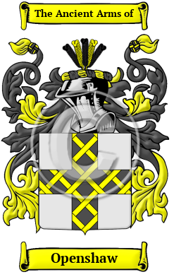 Openshaw Family Crest/Coat of Arms