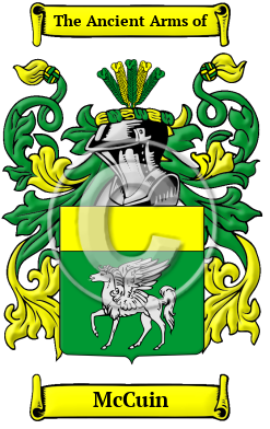 McCuin Family Crest/Coat of Arms