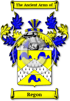 Regon Family Crest Download (JPG) Legacy Series - 600 DPI