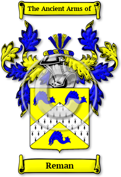 Reman Family Crest Download (jpg) Legacy Series - 150 DPI