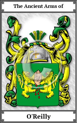 O'Reilly Family Crest Download (JPG)  Book Plated - 150 DPI