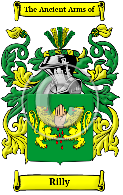 Rilly Family Crest/Coat of Arms