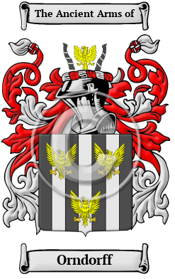 Orndorff Family Crest/Coat of Arms
