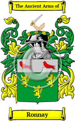 Ronnay Family Crest/Coat of Arms