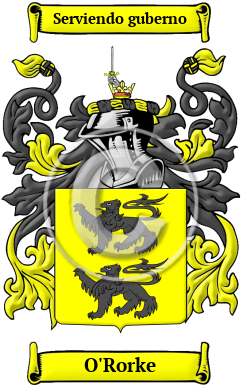 O'Rorke Family Crest/Coat of Arms