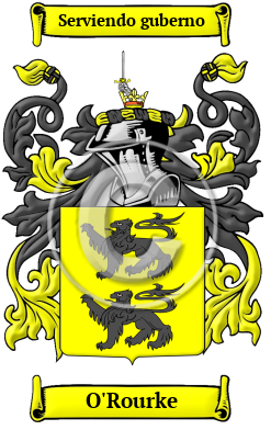 O'Rourke Family Crest/Coat of Arms