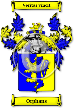 Orphans Family Crest Download (jpg) Legacy Series - 150 DPI