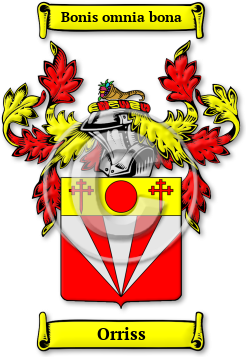 Orriss Family Crest Download (JPG) Legacy Series - 300 DPI