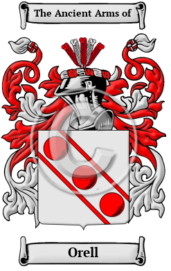 Orell Family Crest/Coat of Arms