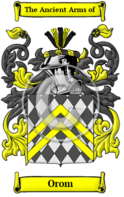 Orom Family Crest/Coat of Arms
