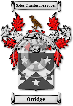 Orridge Family Crest Download (jpg) Legacy Series - 150 DPI