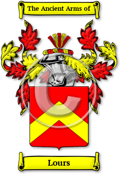 Lours Family Crest Download (jpg) Legacy Series - 150 DPI
