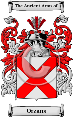 Orzans Family Crest/Coat of Arms