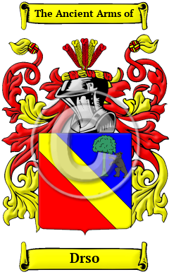 Drso Family Crest/Coat of Arms
