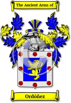 Ordóñez Family Crest Download (jpg) Legacy Series - 150 DPI