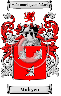 Mulryen Family Crest/Coat of Arms