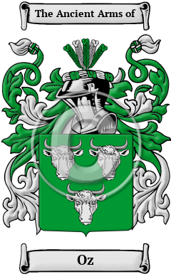 Oz Family Crest/Coat of Arms
