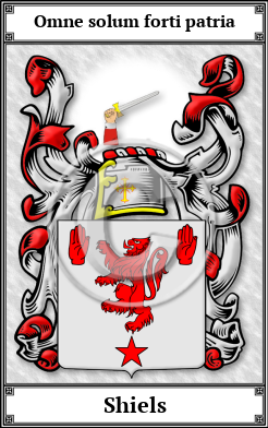 Shiels Family Crest Download (JPG) Book Plated - 600 DPI