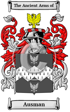 Ausman Family Crest/Coat of Arms