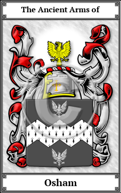 Osham Family Crest Download (JPG)  Book Plated - 150 DPI