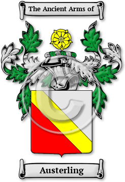 Austerling Family Crest Download (jpg) Legacy Series - 150 DPI