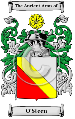 O'Steen Family Crest/Coat of Arms