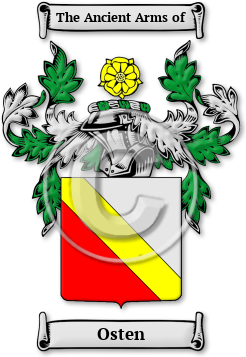 Osten Family Crest Download (jpg) Legacy Series - 150 DPI