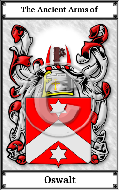 Oswalt Family Crest Download (JPG) Book Plated - 600 DPI