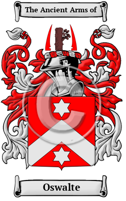 Oswalte Family Crest/Coat of Arms