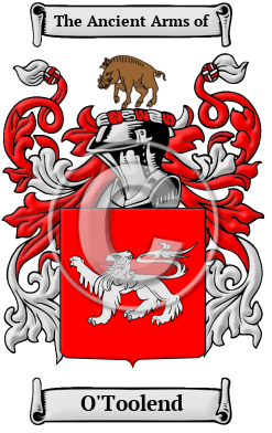 O'Toolend Family Crest/Coat of Arms