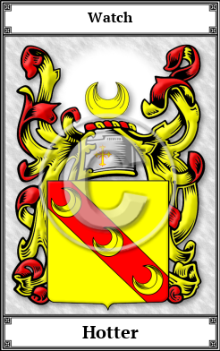 Hotter Family Crest Download (JPG)  Book Plated - 150 DPI