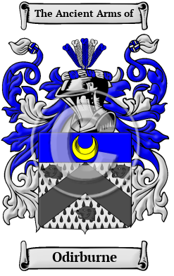 Odirburne Family Crest/Coat of Arms
