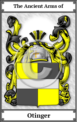 Otinger Family Crest Download (JPG)  Book Plated - 150 DPI