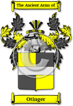Otinger Family Crest Download (jpg) Legacy Series - 150 DPI