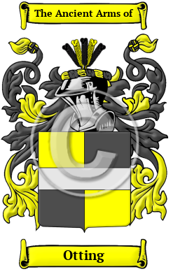 Otting Family Crest/Coat of Arms