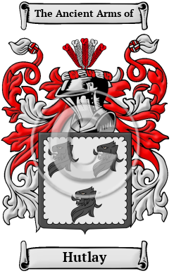 Hutlay Family Crest/Coat of Arms