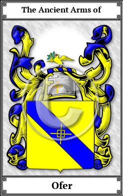 Ofer Family Crest Download (JPG)  Book Plated - 150 DPI