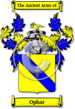 Ophar Family Crest Download (jpg) Legacy Series - 150 DPI